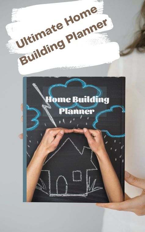 home#building#planner#construction# Building Materials Construction, Project Tracking, Budget Management, Home Organizer, Ultimate Planner, Home Building, Building A New Home, Pinterest Pin, Building Materials