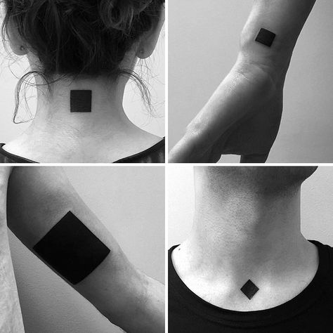 Suprematism-inspired-digital-minimalist-tattoos-stanislaw-wilczynski 21 Tattoo, Square Tattoo, Minimalist Tattoo Meaning, Typography Tattoo, Abstract Tattoo Designs, Petit Tattoo, Blackout Tattoo, Geometric Tattoo Design, Subtle Tattoos