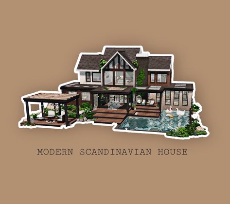 #sims4 Sims Backyard Ideas, House Sims 4, Sims 4 Modern House, Sims 4 City Living, Sims 4 House, San Myshuno, Sims 4 Cas Mods, Small House Layout, Sims 4 House Plans