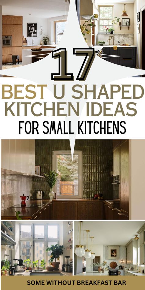 LOVING these small kitchen design ideas for my home. They are also great ideas for small apartment kitchen. small townhouse kitchen design | L shaped kitchen | Small Kitchen Breakfast bar | colorful small Kitchen lovers