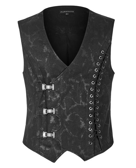 Post Apocalyptic Outfit, Mens Leather Jewelry, Waistcoat Designs, Wedding Waistcoats, Goth Rock, Waistcoat Men, Suede Vest, Gothic Steampunk, Punk Rave