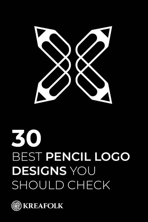 The pencil is a small thing, but it is a mighty tool. Check out some of the best pencil logo design ideas we have curated to inspire your projects! Writing Logo Design Ideas, Pencil Logo Design, Pencil Typography, Logo Pencil, Can Sketch, Pen Logo, Arabic Logos, S Letter Logo, Tool Logo