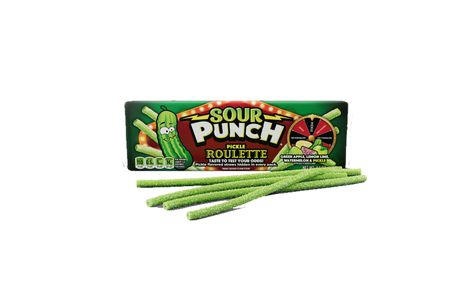 Sour Punch debuts Pickle Roulette Pack | Snack Food & Wholesale Bakery Dippin Dots Ice Cream, Sour Punch Straws, Pickled Apples, Sour Punch, Watermelon Pickles, Sour Pickles, Candy Games, Candy Birthday Party, Snack Bites