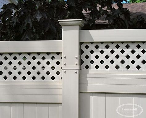 Privacy Topper For Fence, Vinyl Fence Toppers For Privacy, Vinyl Fence Extensions For Privacy, Add Privacy To Existing Fence, Fence Toppers For Privacy Diy, Vinyl Privacy Fence Ideas, Fence Height Extension, How To Make Fence, Fence Extension