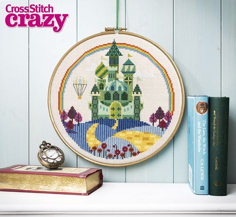 Our readers fell in love with this fantastical Oz by Jody Rice in issue 215! Satsuma Street Cross Stitch, Satsuma Street, Cute Dragons, Emerald City, Modern Cross Stitch Patterns, Fuse Beads, City Design, Modern Cross Stitch, Cross Stitch Chart