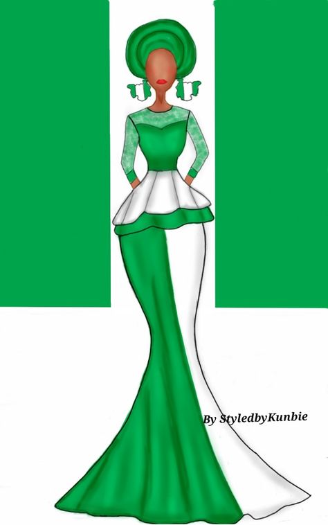 Happy Independence Nigeria Nigeria Drawing, Nigeria Culture, Nigeria Independence Day, Nigeria Independence, Nigeria Africa, Independence Day Wallpaper, Nigeria Flag, Duo Dress, Sketch Icon