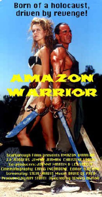 La guerrera amazona (1998) Título original: Amazon Warrior (EE.UU.) Género: Películas > Acción / Ciencia ficción Director: Dennis Devine. Duración: 83 minutos. Amazon Warrior, Revenge, Wonder Woman, Fictional Characters