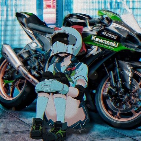 Anime Motorcycle, Image Moto, Fotografi Iphone, Jdm Wallpaper, Motorcycle Photography, 8bit Art, Pretty Bike, Biker Love, Biker Art