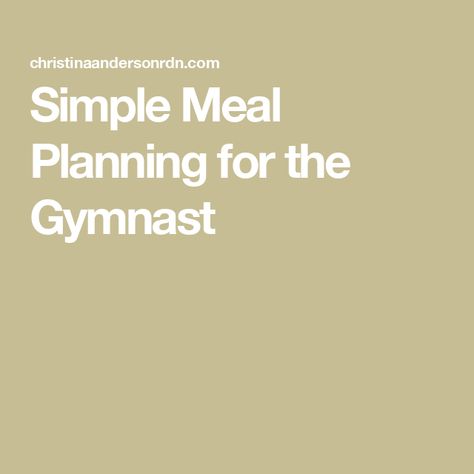 Simple Meal Planning for the Gymnast Simple Meal Planning, Raw Broccoli, Easy Meal Plans, Turkey Sandwiches, Group Meals, Picky Eaters, Homemade Pizza, Gymnast, Food Preparation