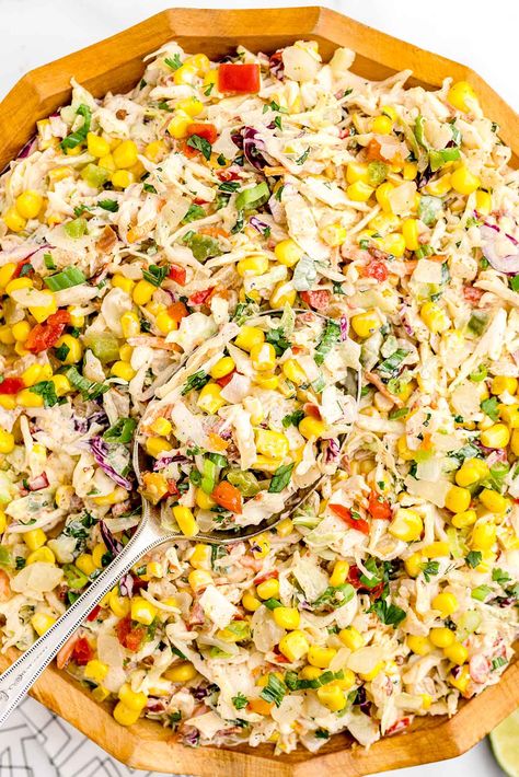 taco coleslaw hero image Mexican Corn Slaw, Mexican Corn Coleslaw 12 Tomatoes, Coleslaw With Corn, Spicy Corn Slaw 12 Tomatoes, Corn Slaw For Tacos, Mexican Corn Coleslaw, Southwestern Coleslaw Recipe, Taco Coleslaw, Southwestern Coleslaw