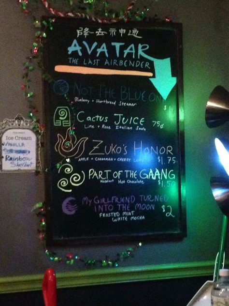 Avatar themed drink idea Cactus Juice Recipe, Avatar Theme, Avatar Studios, Mint Mocha, Avatar Zuko, Avatar Picture, Avatar Series, The Legend Of Korra, Themed Drinks