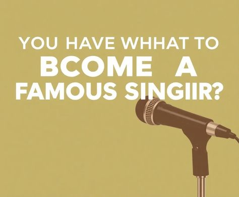 Discover your potential to become a music icon with the 'Can I Be A Singer?' quiz. Determine if you're destined for musical fame or another path entirely. Many aspire to be celebrated for their talents, dreaming of performing to adoring fans. Whether you vocalize in the bathroom or pen lyrics in private, answer these questions to see if you have the makings of a singer. I Am A Singer, Famous Singers, Music Icon, What It Takes, Musical, How To Become, I Can, Pen, Celebrities