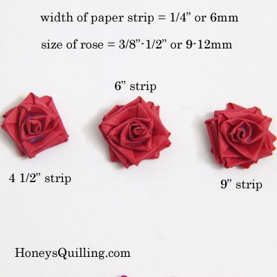 Making Paper Quilled Roses - Different Sizes - Honey's Quilling Quilled Rose, Quilled Roses, Paper Quilling Earrings, Paper Quilling Tutorial, Paper Quilling For Beginners, Hanging Craft Ideas, Paper Quilling Flowers, Paper Quilling Jewelry, Quilled Paper Art