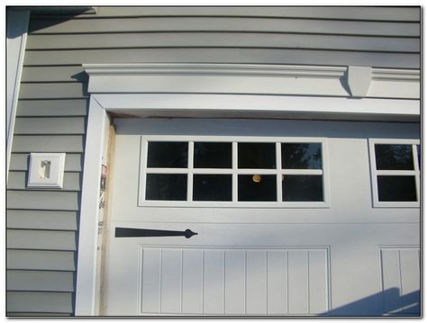 Garage Door Trim Moulding Check more at https://roollup-banner.design/garage-door-trim-moulding/ Door Molding Ideas, Door Crown Molding, Garage Trim, Casing Styles, Door Crown, Garage Trellis, Exterior Molding, Exterior Moulding, Barn Colors