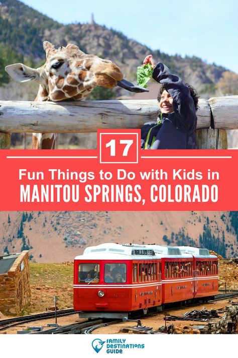 17 Fun Things to Do in Manitou Springs with Kids Colorado Springs Things To Do, Colorado Springs Vacation, Things To Do In Colorado, Colorado Travel Guide, Steamboat Springs Colorado, Visit Colorado, Colorado Vacation, Steamboat Springs, Colorado Travel