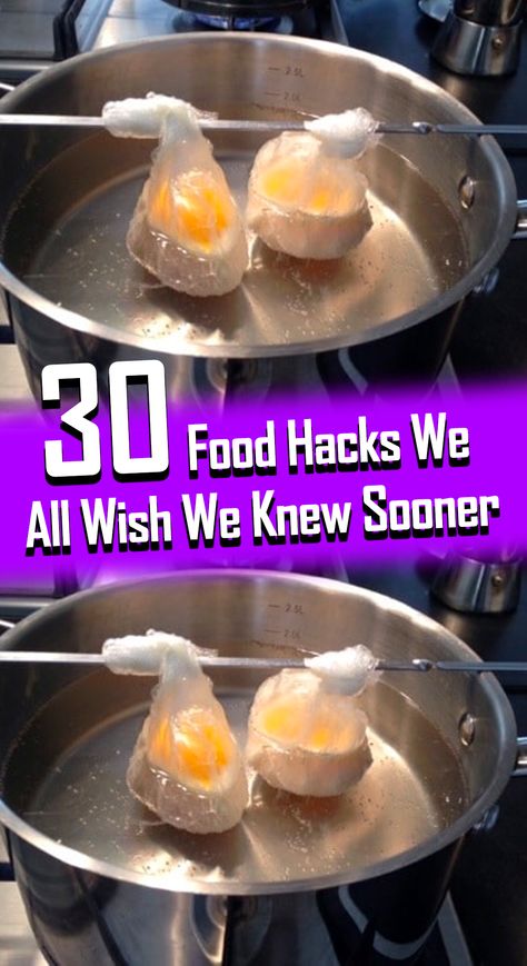 While some people see cooking as an art form or self-expression, others see it as a chore or something that they have to do. However you feel about cooking, these hacks will make cooking your next meal way easier. You’ll also learn how to create less waste and how to get the most out of your grocery bill. Refrigerator Desserts, Cooking Knowledge, Kitchen Hacks Cooking, Kitchen Hacks Food, Cooking Fails, Recipe Hacks, Baking Secrets, Cooking Hacks, Emergency Supplies