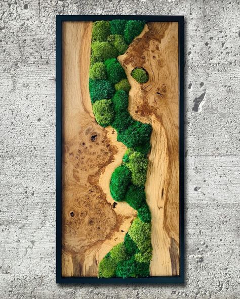 The Basics of Caring for Preserved Moss Walls Mos Wand, Living Wall Art, Moss Decor, Moss Wall Art, Moss Art, Preserved Moss, Moss Wall, Wall Art Black, Living Wall