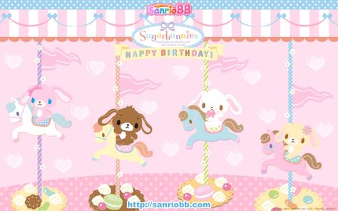 Sugarbunnies Tapestry, Sugar Bunnies, Bunny Poster, Anime Wall Prints !!, Dream Things, Charmmy Kitty, Bunny Wallpaper, Sanrio Wallpaper, Character Wallpaper