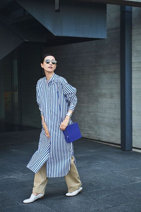 Long Shirt Outfits, Dress Over Pants, Shirt Dress Outfit, Casual Day Outfits, Muslimah Fashion Outfits, Japanese Street Fashion, Dress Shirts For Women, Looks Chic, Fall Fashion Trends