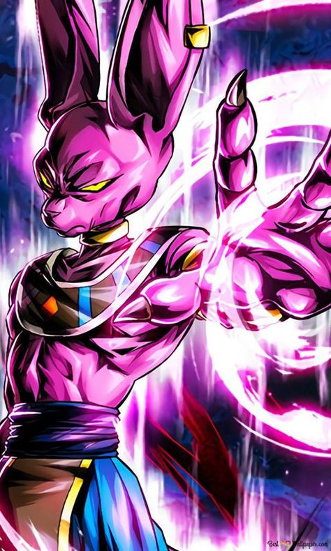 Beerus from Dragon Ball Super - Tournament of Power [Dragon Ball Legends Art] [Dragon Ball Legends Art] Tournament Of Power, God Of Destruction, Super Saiyan Rose, Dragon Ball Tattoo, Art Dragon, Shadow Dragon, Super Saiyan Blue, Anime Drawing Books, Naruto Uzumaki Art