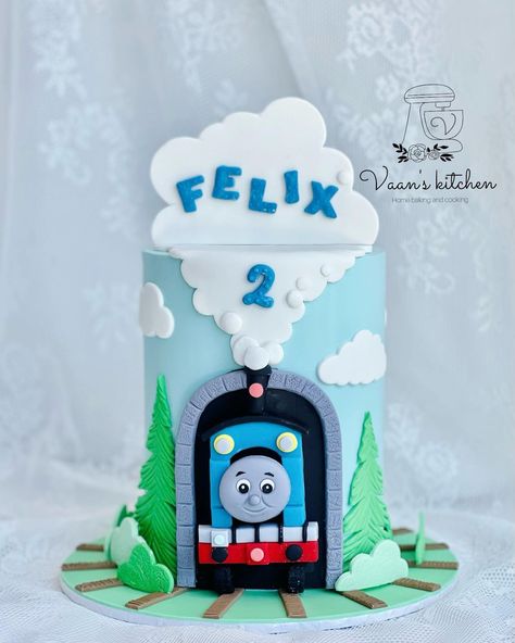 Thomas The Tank Engine Cake #birthdqaycakes #cupcakes #buttercreamcakes #fondantcakes #customcakes #handmadetopper #cakedecor #cakedesign #sydneycake #sydneycakes #vaanskitchen #spongecake #thomasthetankenginecakes #thomasthetankenginecakes Thomas Tank Engine Cake, Thomas Birthday Cakes, Thomas The Tank Engine Cake, Fish Quilt Pattern, Tank Cake, Thomas Cakes, Thomas Birthday, Fish Quilt, Leo Birthday