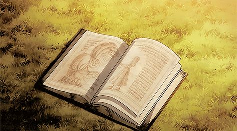 Anime Book Gif Banner, Book Gif Aesthetic, Beige Banner Gif, Attack On Titan Gif, Reading Gif, Book Animation, Book Banner, Book Gif, Gif Background