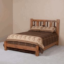 We offer this Rustic River Sawtooth Hickory and Pine Low Profile log bed and other fine hickory log furniture.  Browse our rustic furniture catalog.  Free Delivery to 48 states. Barnwood Bed, Rustic Bed, Log Bed, Walnut Bed, Low Profile Bed, Murphy Cabinet Bed, Rustic Bedding, Log Furniture, Wood Bed Frame