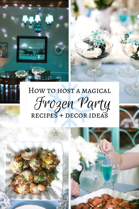 Disney Party Ideas, Frozen Party Ideas, Disney Movie Night Food, Disney Themed Food, Disney Movie Night Dinner, Disney Parties, Movie Night Dinner, Disney Inspired Food, Movie Night Food