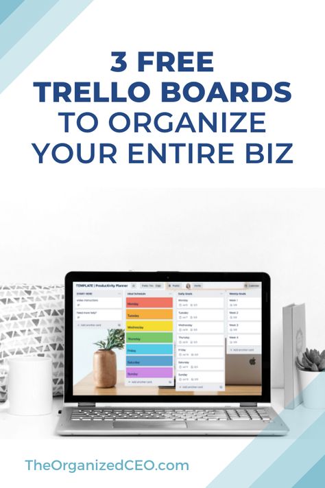 Trello is a free and easy-to-use project management tool that can help you organize your business. Here are 3 ways you can use Trello to improve your productivity:

 Create a board for each project. This will help you keep track of all the tasks involved in each project and make sure that nothing falls through the cracks.
 Use lists to organize your tasks. You can create lists for different phases of a project, or for different Trello Ideas, Trello Templates, Organize Your Business, Business Dashboard, Aesthetic Planner, Online Business Tools, Digital Organization, Mental Energy, Printables Free