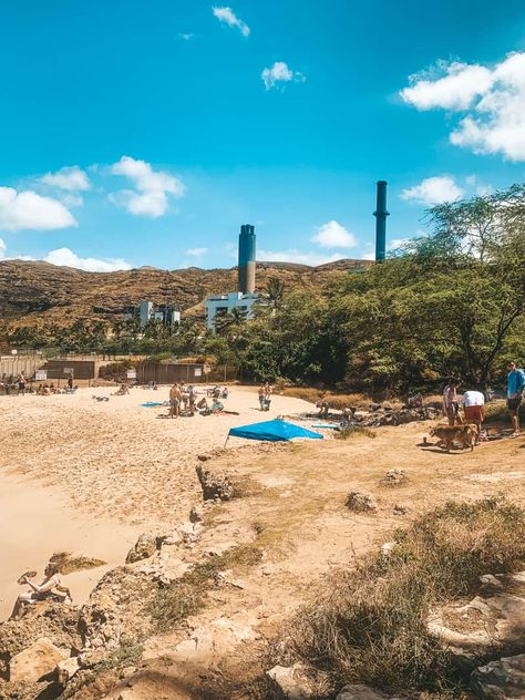 Electric Beach Snorkeling on Oahu! (Kahe Point Beach Park) Electric Beach Oahu, Best Snorkeling In Oahu, Beach Snorkeling, Beach Safe, Mermaid Cave, Hawaii Snorkeling, Hawaii Packing, Red Sand Beach, Hanauma Bay