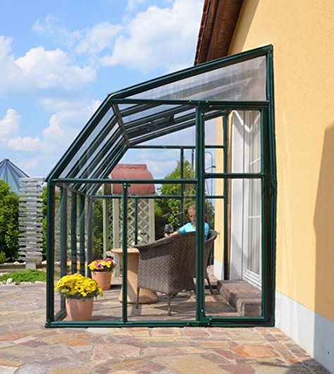 AmazonSmile : Rion Sun Lounge 2 Greenhouse, 6' x 6' : Garden & Outdoor Sunroom Kits, Cheap Greenhouse, Curved Pergola, Lean To Greenhouse, Hobby Greenhouse, Indoor Greenhouse, Polycarbonate Greenhouse, Patio Enclosures, Pergola Lighting