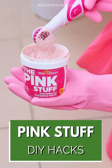 From bathrooms to copper cookware, discover the versatility of The Pink Stuff with our in-depth review. This vegan and natural all-purpose cleaner excels in cleaning every surface in your house. Unveil its effectiveness and find out how it can transform your cleaning routine. How To Use Pink Stuff Paste, Best Cleaning Gadgets, The Pink Stuff Uses, Pink Stuff Cleaner Uses, The Pink Stuff Cleaner Hacks, The Pink Stuff Cleaner, Pink Cleaner, Pink Stuff Cleaner, Pink Stuff Cleaning