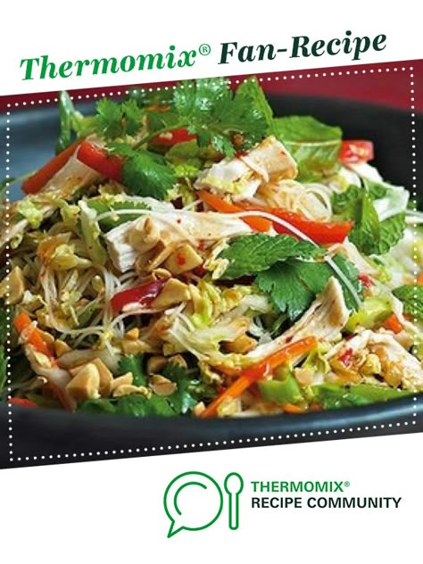 Vietnamese chicken noodle salad by Mishy3. A Thermomix <sup>®</sup> recipe in the category Main dishes - meat on www.recipecommunity.com.au, the Thermomix <sup>®</sup> Community. Chicken Noodle Salad, Thermomix Recipes Dinner, Thermomix Recipes Healthy, Balsamic Sauce, Vietnamese Chicken, Thermomix Baking, Salad Chicken, Cucumber Avocado, Soup Recipes Chicken Noodle