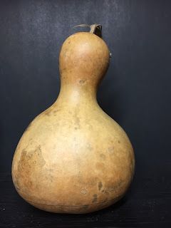 Mo(o)re Whimsies!: A Thunder Gourd Tutorial- "A Thunder What???" Thunder Drum Gourds, Gourd Thunder Drums, Thunder Gourds How To Make, Thunder Gourds, Stone Spray Paint, Gourds Diy, Green Alcohol, Textured Spray Paint, Gourd Ideas