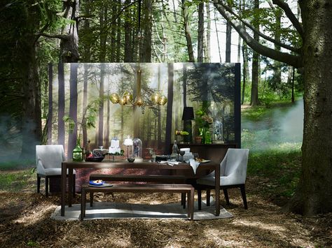 greenwood gardens Enchanted Forest Wallpaper, Rebecca Rebouche, Accent Wall Entryway, Forest Bedroom, Forest Wall Mural, Wallpaper Accent Wall, Forest Wallpaper, Style At Home, Wallpaper Mural