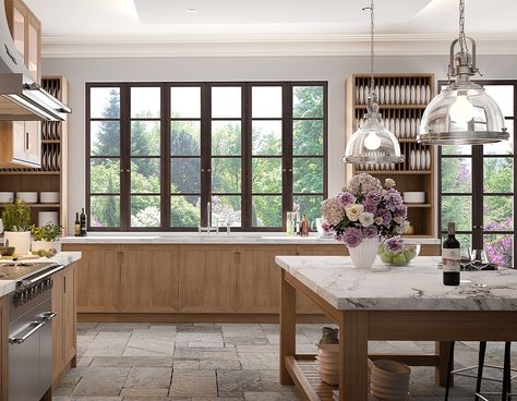 Modern French Kitchen, Modern French Country Kitchen, Country Kitchen Inspiration, Timeless Kitchen Design, Paris Kitchen, Custom Kitchen Island, Quiet Elegance, Parisian Theme, Bespoke Kitchen Design