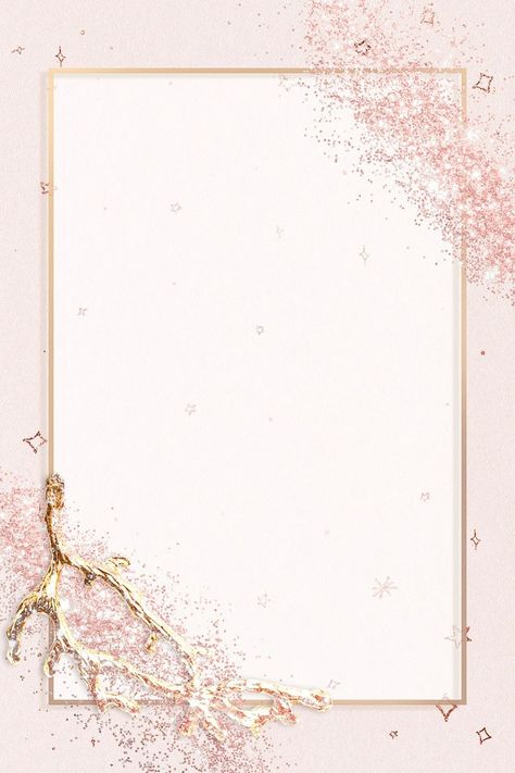 Border And Frames Design, Frame Background Aesthetic, Gold And Pink Aesthetic, Pink Frame Background, Pink Border Frame, Glitter Pink Background, Aesthetic Pink Background, Rose Gold Glitter Wallpaper, Sparkly Background