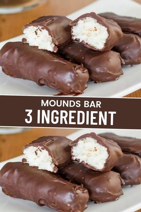 Cakes Archives - Easy recipes Mounds Bars Recipe, Mounds Bar, Easy Candy Recipes, Chocolate Candy Recipes, Homemade Meals, Candy Recipes Homemade, Christmas Candy Recipes, Homemade Candies, Online Group