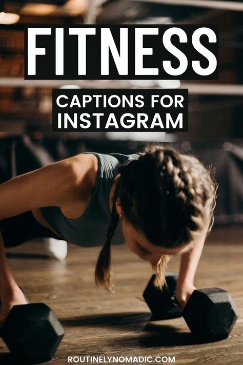 Person working out with words fitness captions for Instagram Fitness Captions, Short Fitness Quotes, Gym Captions, Short Instagram Captions, Workout Short, Cool Captions, Gym Quote, Sport Quotes, Captions For Instagram