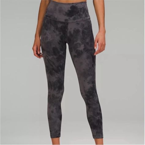 Lululemon Align High-Rise Pant With Pockets 25" Color: Diamond Dye Pitch Grey Graphite Grey Size: 4 Sold Out Completely! Body: 81% Nylon, 19% Lycra Elastane Lining: 90% Nylon, 10% Lycra Elastane When Feeling Nothing Is Everything. Powered By Nulu Fabric, This Version Of Our Align Tight Still Feels Weightless And Buttery-Soft, With Added Pockets To Hold Your Essentials During Your Practice. Nulu Lightweight, Buttery-Soft Nulu Fabric Wicks Sweat And Is Four-Way Stretch Buttery-Soft Handfeel Lightweight Sweat-Wicking Four-Way Stretch Features Designed For: Yoga Lycra: Added Lycra Fibre For Shape Retention Comfortable Waistband: Lies Flat Against Your Skin And Won't Dig In Lulu Leggings, Lululemon Align Leggings, Lululemon Align Pant, Black Tie Dress, Tie Dye Leggings, Grey Tie Dye, Lightweight Pants, Black Tie Dye, Lulu Lemon