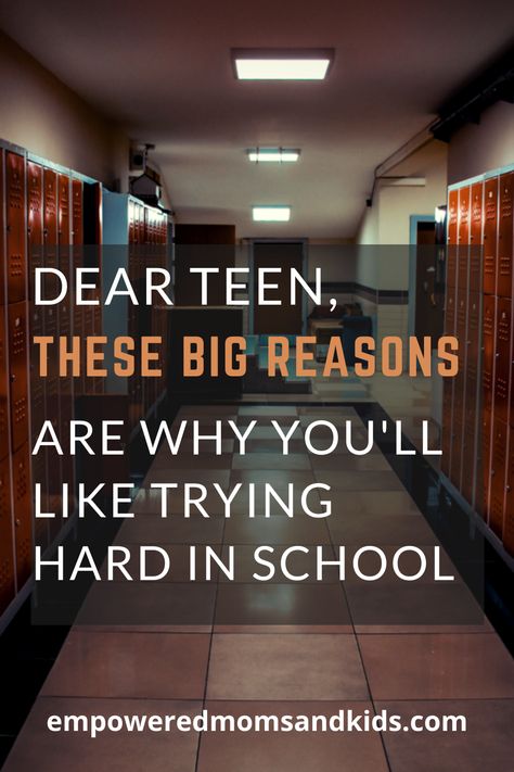 Why School Is Important, Teen Issues, Raising Teenagers, Try Hard, Parenting Teenagers, Hate School, Parenting Help, Smart Parenting, Kids Behavior