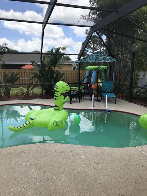 Jurassic Park dinosaur party dino pool float Dino Pool Party, Dinosaur Pool Party, Swim Party, Pool Birthday Party, Pool Decor, Dino Party, Dinosaur Birthday Party, Pool Floats, Dinosaur Party