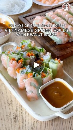 Vietnamese Peanut Sauce, Rice Paper Spring Rolls, Spring Roll Sauce, Shrimp Spring Rolls, Vietnamese Spring Rolls, Vegetable Spring Rolls, Sauce For Rice, Rice Paper Rolls, Peanut Butter Sauce