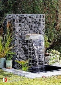 Ponds For Small Gardens, Front Gardens, Garden Waterfall, Backyard Sheds, Back Gardens, Easy Garden, Water Feature, Outdoor Bench, Small Gardens