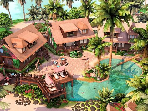 Fun Sims 4 Builds, Sulani Sims 4, Sulani Homes Sims 4, Sims 4 Lots, The Sims 4 Lots, Sims 4 Family, Sims Free Play, Sims 4 House Plans, Sims 4 House Building