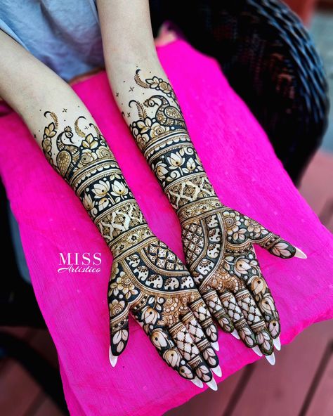 Elephant Mehendi Design, Elephant Mehendi, Latest Mehndi Designs Wedding, Peacock Mehndi, Peacock Mehndi Designs, Hand Mehendi, Wedding Mehendi, Full Mehndi, Unique Henna