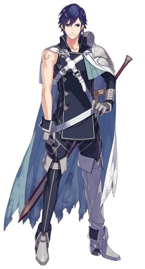 Chrom from Fire Emblem: Heroes Fire Emblem Chrom, Fire Emblem Warriors, Fire Emblem Characters, Fire Emblem Awakening, Fire Emblem Heroes, Fantasy Warrior, Character Design Male, Fantasy Rpg, Hero Arts