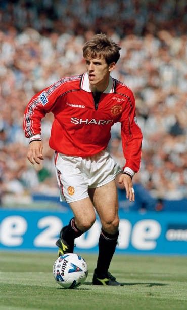 Phil Neville, 90s Stuff, Manchester United Legends, Man Utd, Fa Cup, Man United, Football Players, Manchester United, Manchester