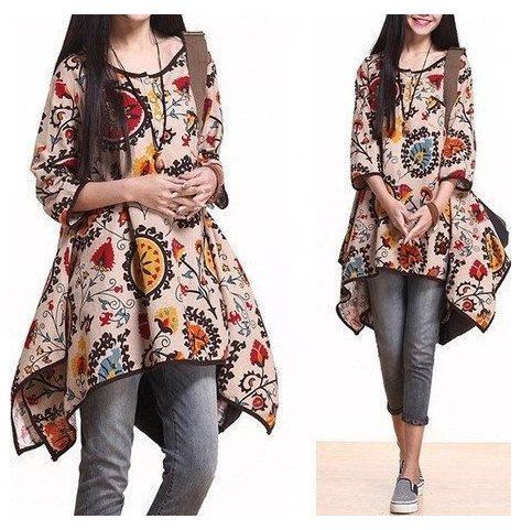 Short Kurti Designs, Skirt Print, Top And Jeans, Simple Kurta Designs, Designer Kurti Patterns, Tunic Designs, Simple Kurti Designs, Pakistani Fashion Casual, Stylish Short Dresses