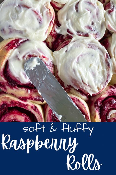 raspberry rolls Raspberry Cream Cheese Rolls, Raspberry Rolls Recipe, Raspberry Rolls, Raspberry Pastry, Best Amish Recipes, Strawberry Rolls, Cream Cheese Puff Pastry, Raspberry Desserts, Cream Cheese Rolls